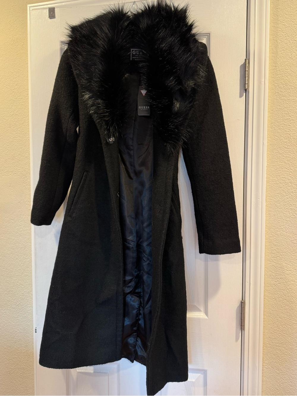 Guess Long Wool Jacket